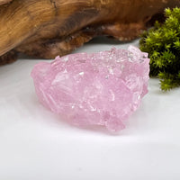 Crystalized Rose Quartz #141-Moldavite Life