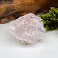 Crystalized Rose Quartz #143-Moldavite Life