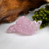 Crystalized Rose Quartz #144-Moldavite Life