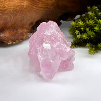 Crystalized Rose Quartz #144-Moldavite Life