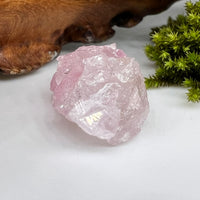 Crystalized Rose Quartz #145-Moldavite Life