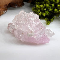Crystalized Rose Quartz #146-Moldavite Life