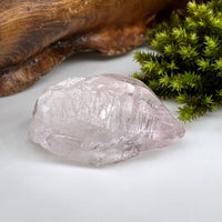 Crystalized Rose Quartz #151-Moldavite Life