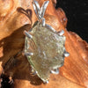 Raw Moldavite Pendant Sterling Silver #2334