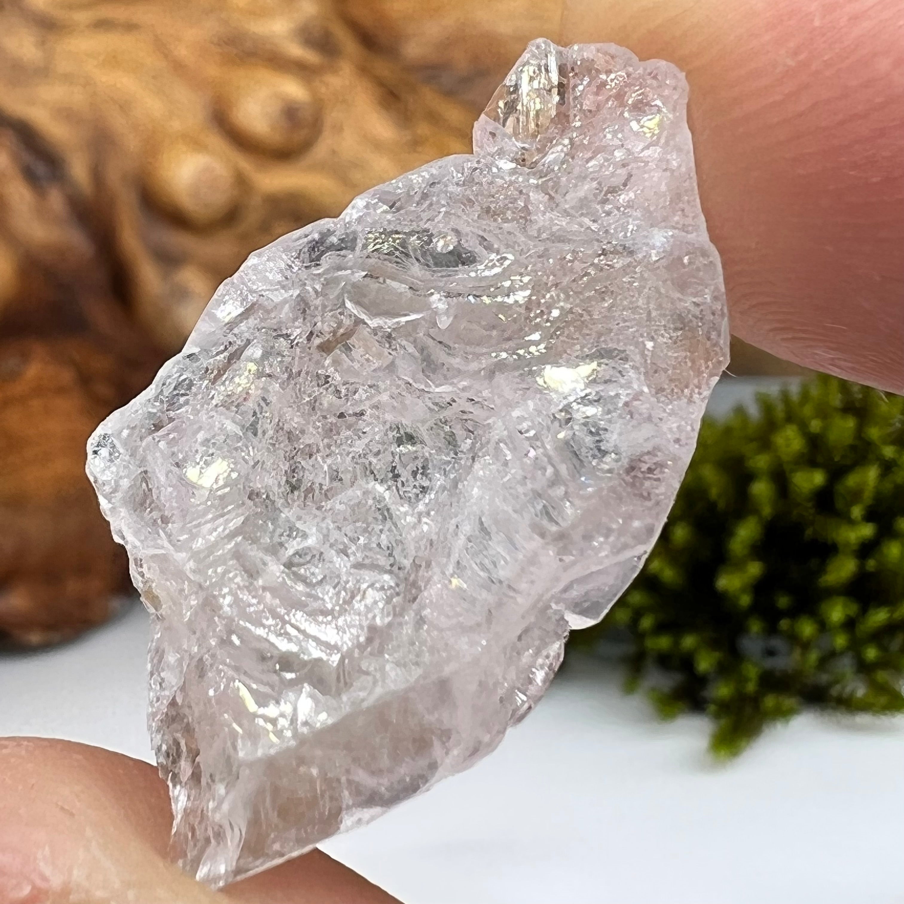 Elestial Rose Quartzローズクォーツエレスチャル　コロンビア Crystalized Rose Quartz | Elestial Pink Quartz | moldavitejewelry.com