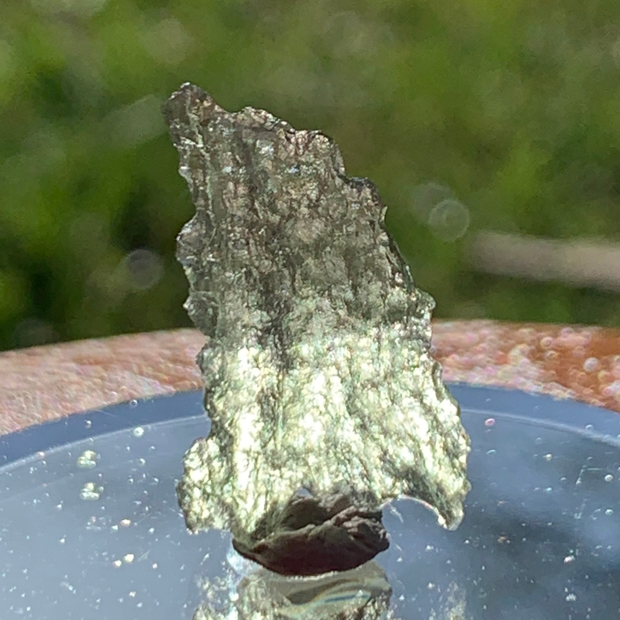 Besednice Moldavite Genuine Certified 0.8 grams Small