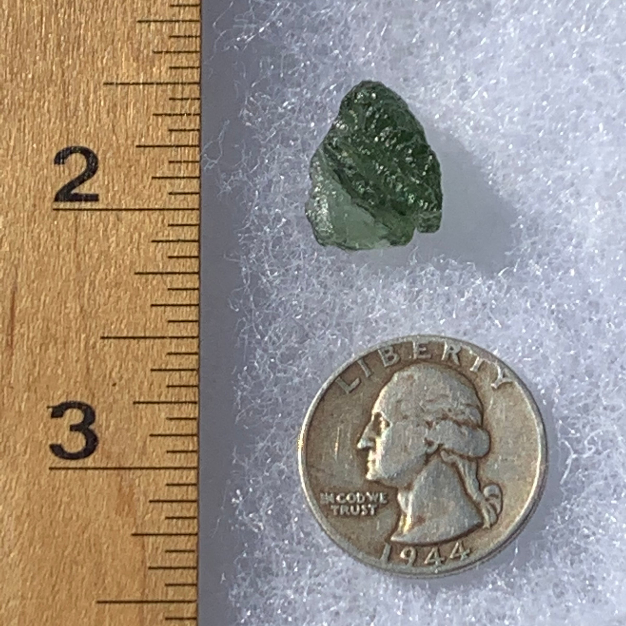 Moldavite Genuine Certified Czech Republic 1.8 grams