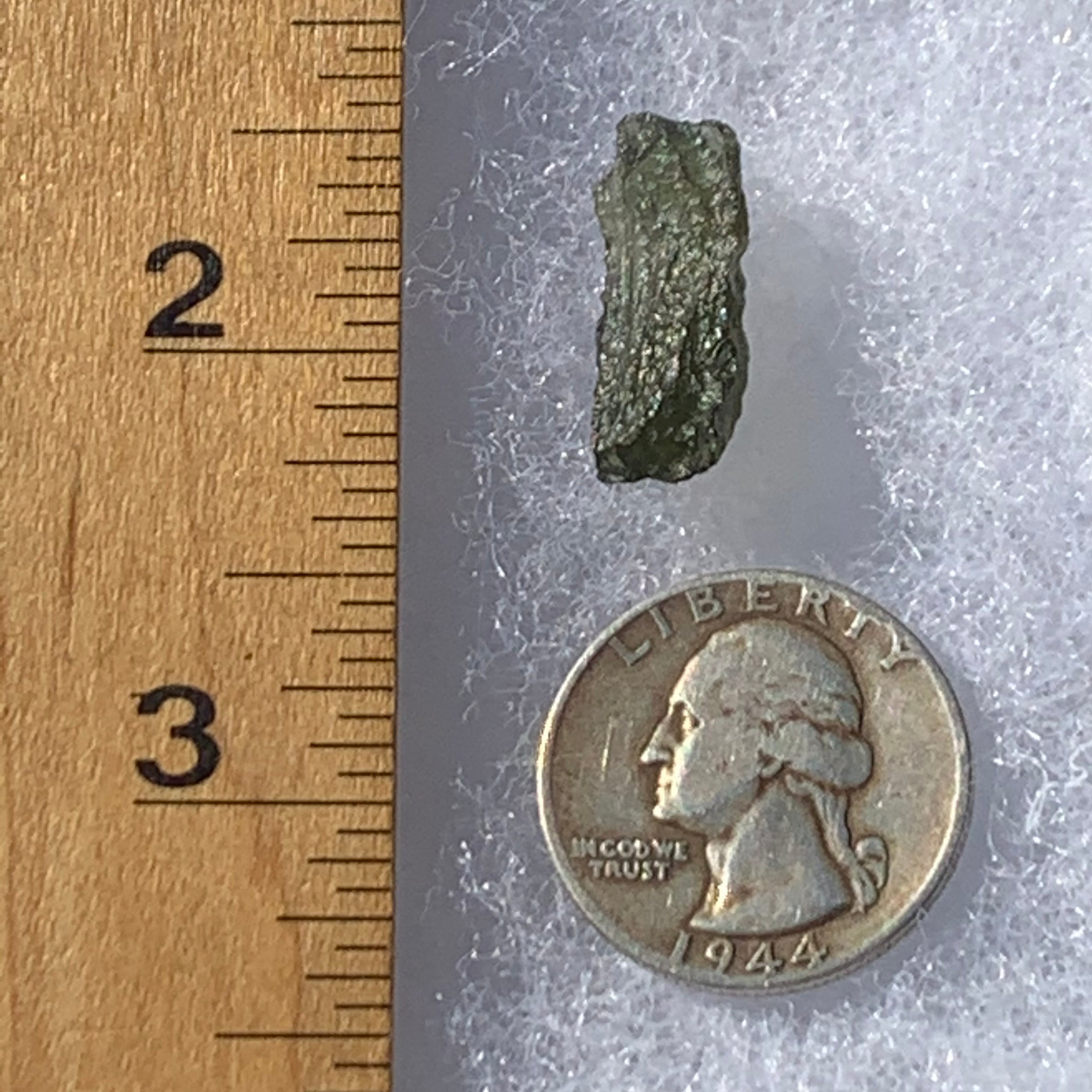 Moldavite Genuine Certified Czech Republic 1.4 grams