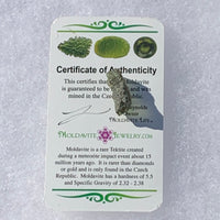 Moldavite Genuine Certified Czech Republic 1.4 grams