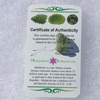 Moldavite Genuine Certified Czech Republic 1.2 grams