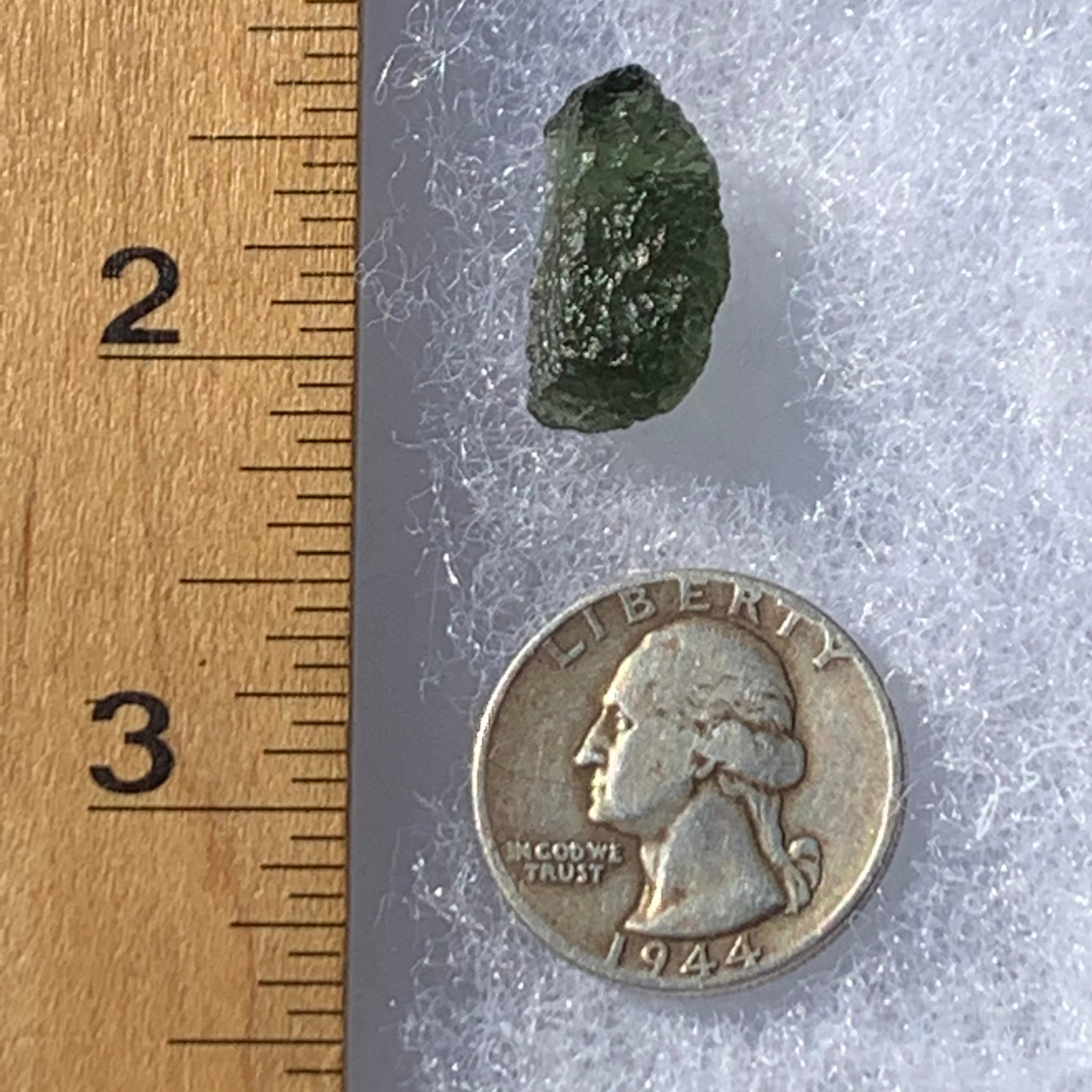 Moldavite Genuine Certified Czech Republic 2.0 grams