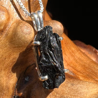 Irgizite Tektite Pendant Necklace Sterling Silver #2533-Moldavite Life