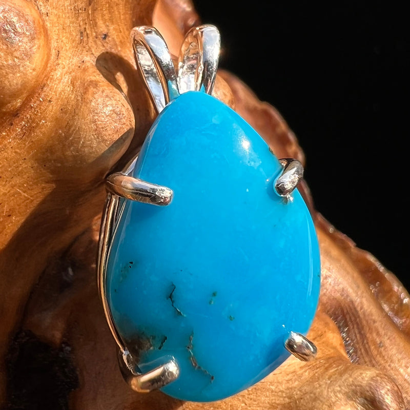 Kingsman Turquoise Pendant Sterling Silver #2800-Moldavite Life