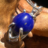 Lapis Lazuli Necklace Sterling Silver #2857-Moldavite Life