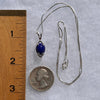 Lapis Lazuli Necklace Sterling Silver #2857-Moldavite Life