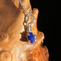 Lapis Lazuli Necklace Sterling Silver Faceted #3482-Moldavite Life