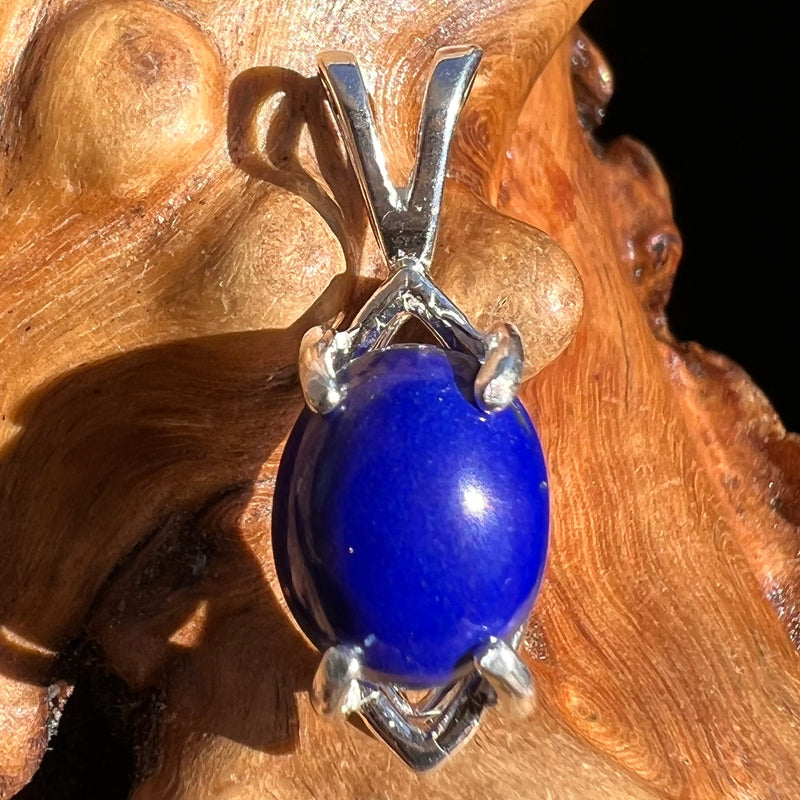 Lapis Lazuli Pendant Sterling Silver #3438-Moldavite Life