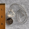 Large Petalite Necklace Sterling "Stone of the Angels" #3641-Moldavite Life