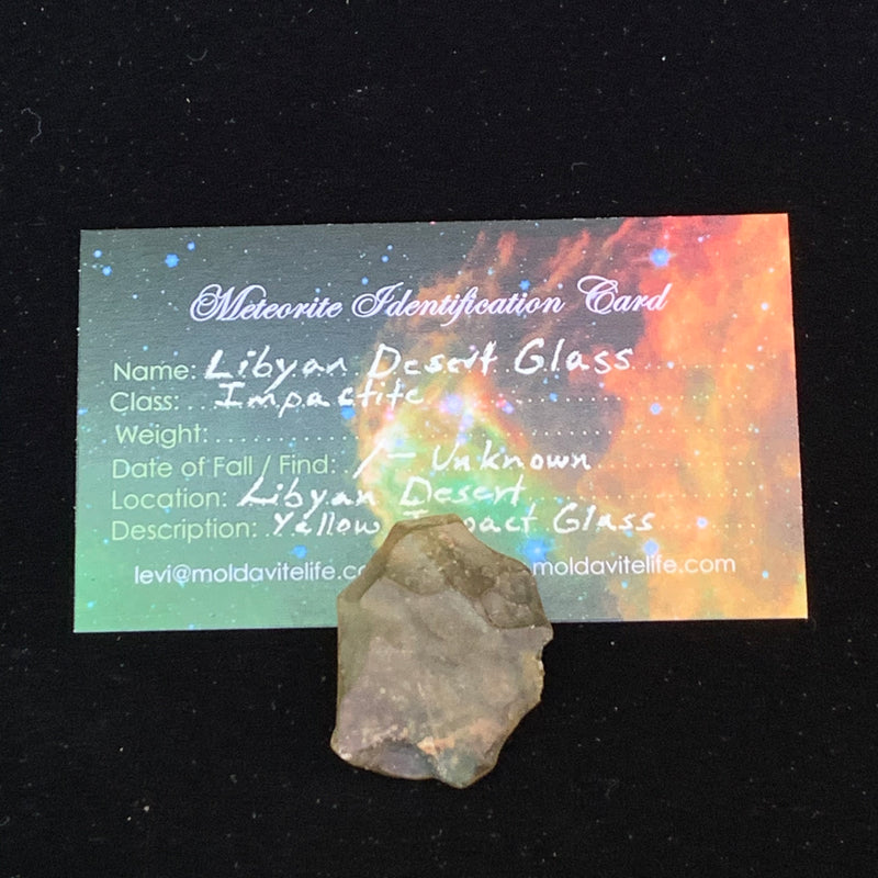 Libyan Desert Glass 6.4 grams-Moldavite Life