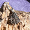 Lunar Meteorite & Moldavite Necklace Sterling Silver #2271-Moldavite Life