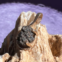 Lunar Meteorite Pendant 14k Gold #2248-Moldavite Life