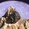 Lunar Meteorite Pendant 14k Gold #2253-Moldavite Life