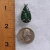 Malachite Chrysocolla Pendant Silver #2829-Moldavite Life