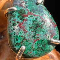 Malachite Chrysocolla Pendant Silver #2830-Moldavite Life