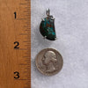 Malachite Chrysocolla Pendant Silver #2832-Moldavite Life