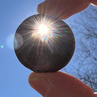 Meteorite Bead for Jewelry Making Flat #1