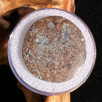Meteorite Bead for Jewelry Making Flat #2