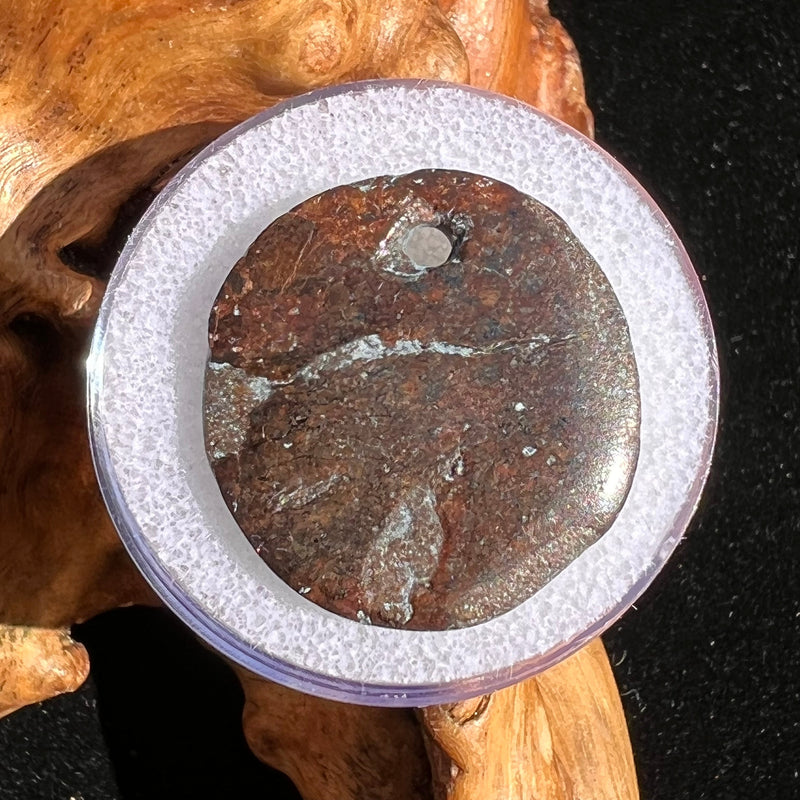 Meteorite Bead for Jewelry Making Flat #3
