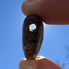 Meteorite Heart Bead for Jewelry Making #11-Moldavite Life