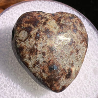 Meteorite Heart Bead for Jewelry Making #12-Moldavite Life