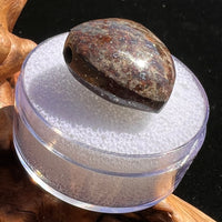 Meteorite Heart Bead for Jewelry Making #13-Moldavite Life