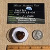 Meteorite Heart Bead for Jewelry Making #15-Moldavite Life