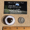 Meteorite Heart Bead for Jewelry Making #4-Moldavite Life