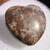 Meteorite Heart Bead for Jewelry Making #9-Moldavite Life