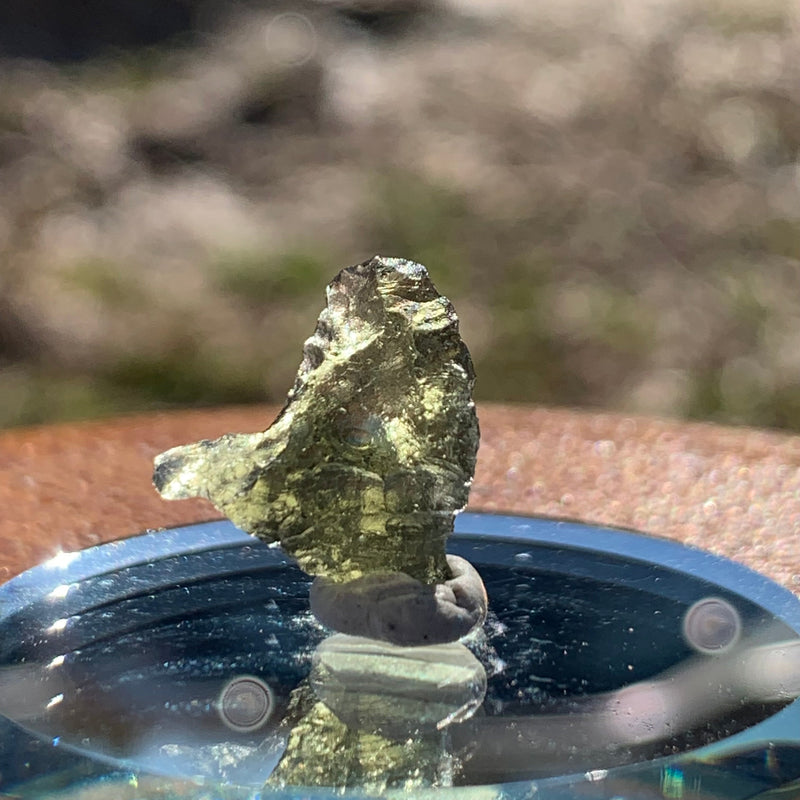 Moldavite 0.67 grams M1351-Moldavite Life