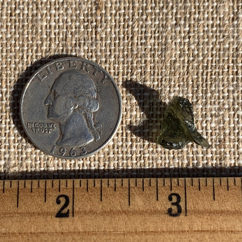 Moldavite 0.67 grams M1351-Moldavite Life