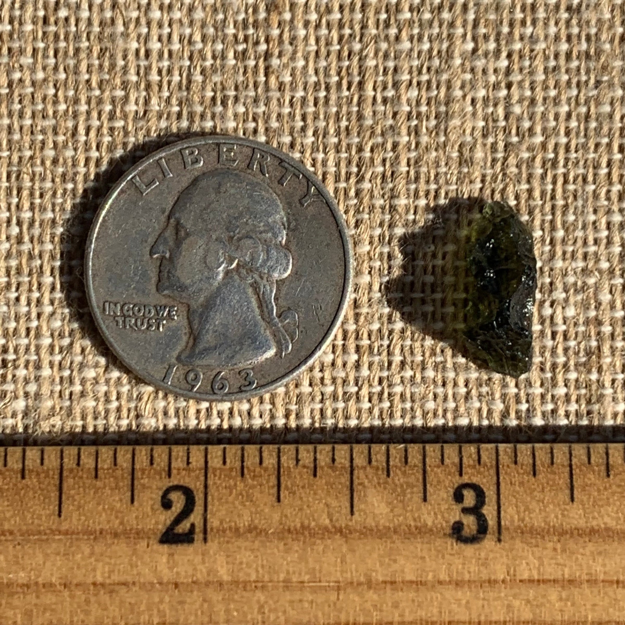 Moldavite 0.68 gram M1338-Moldavite Life