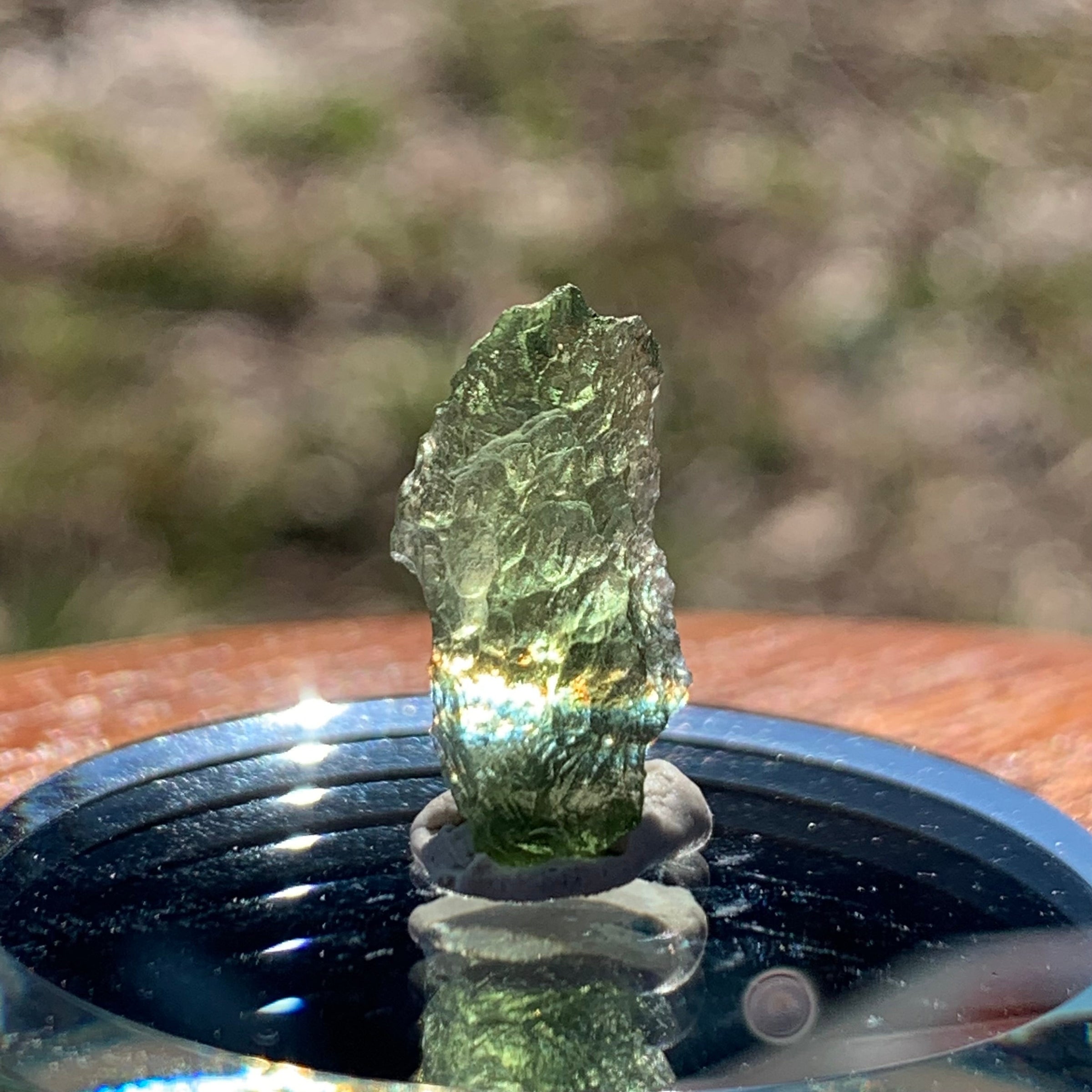 Moldavite 0.72 gram M1345-Moldavite Life