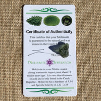 Moldavite 0.76 grams M1349-Moldavite Life