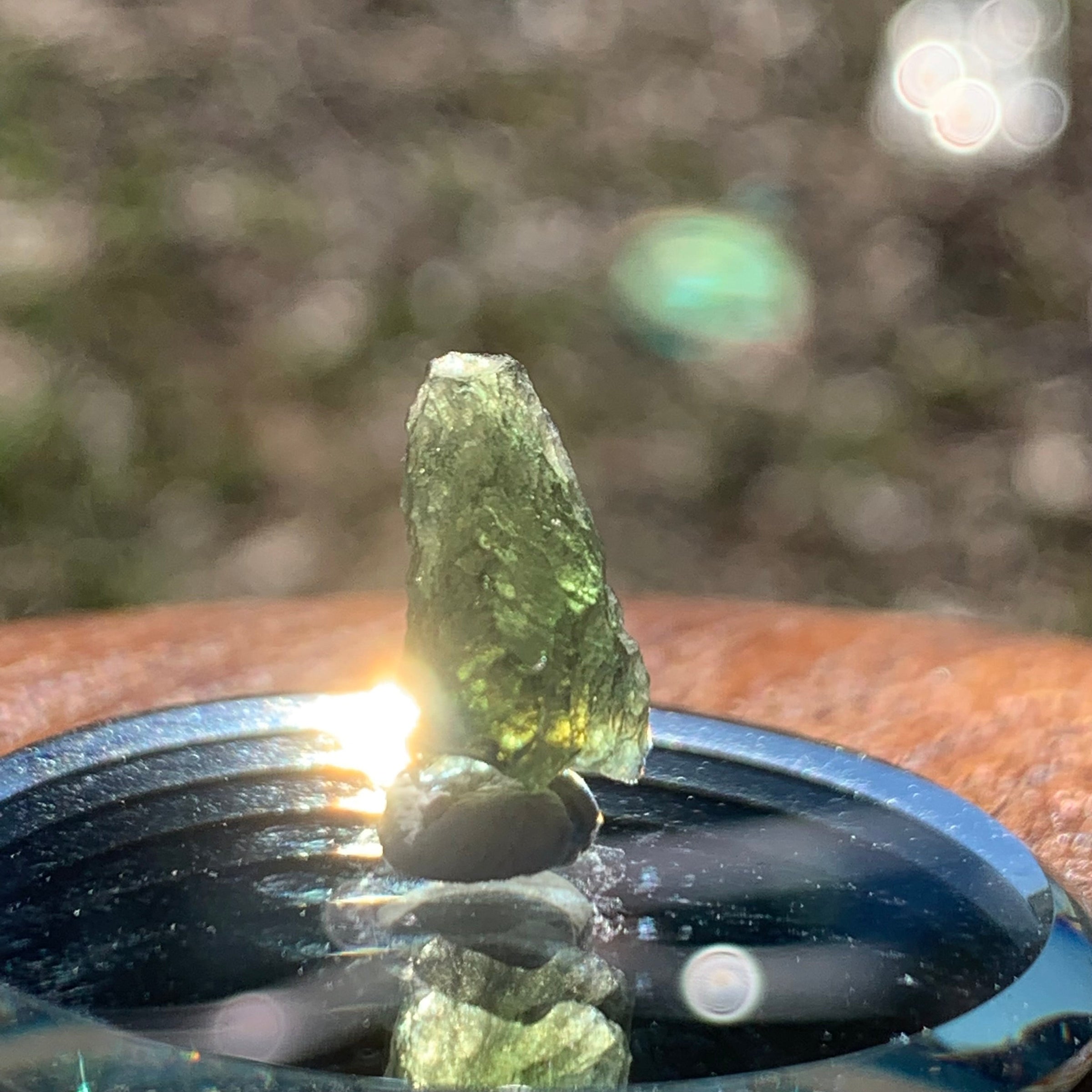 Moldavite 0.76 grams M1349-Moldavite Life