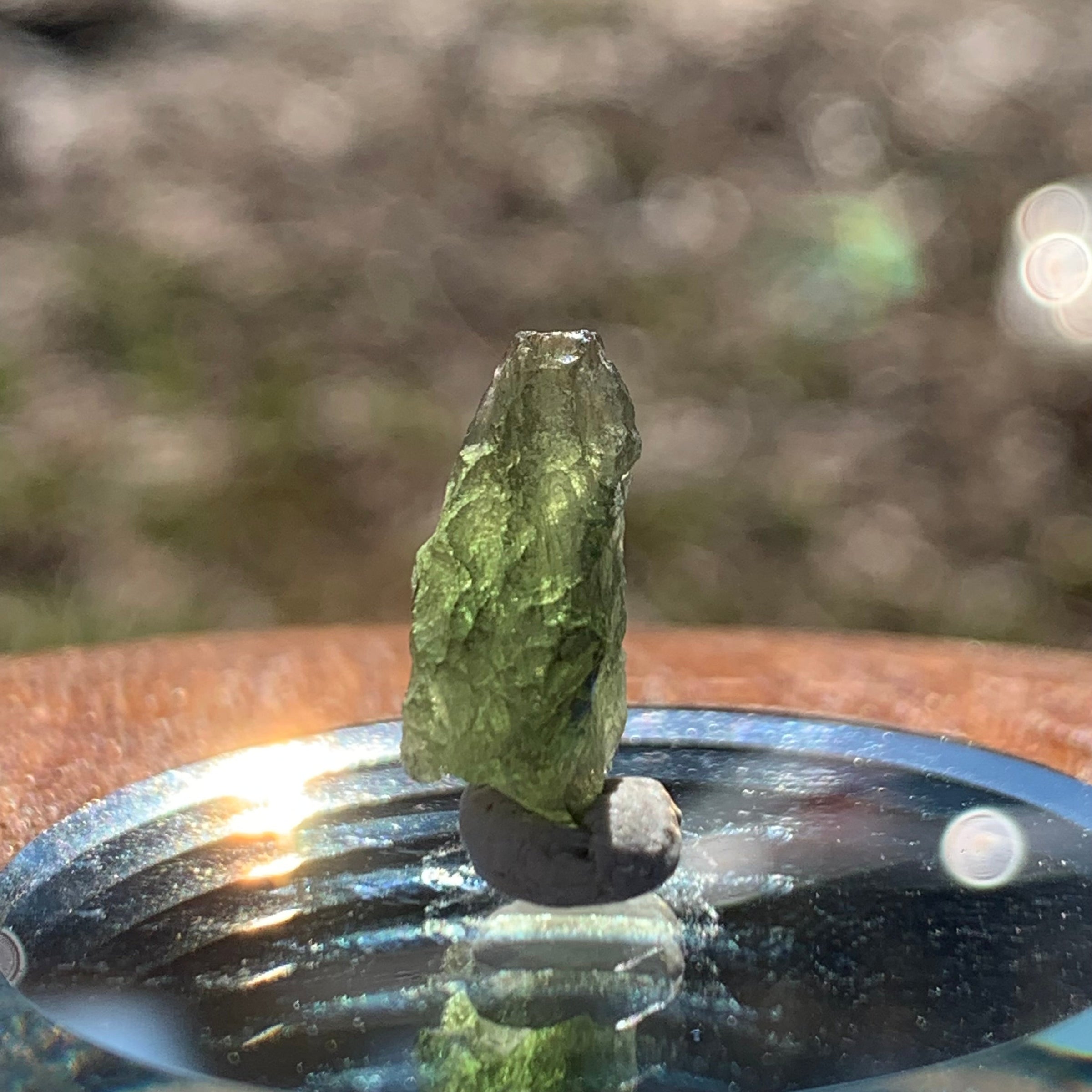 Moldavite 0.76 grams M1349-Moldavite Life