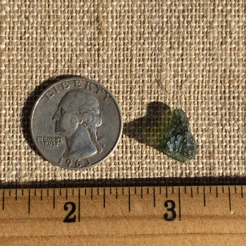 Moldavite 0.76 grams M1349-Moldavite Life