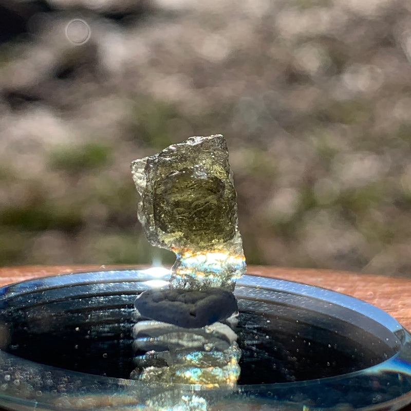 Moldavite 0.8 grams M1348-Moldavite Life