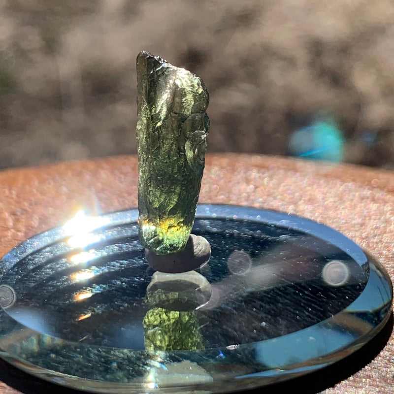 Moldavite 0.8 grams M1361-Moldavite Life