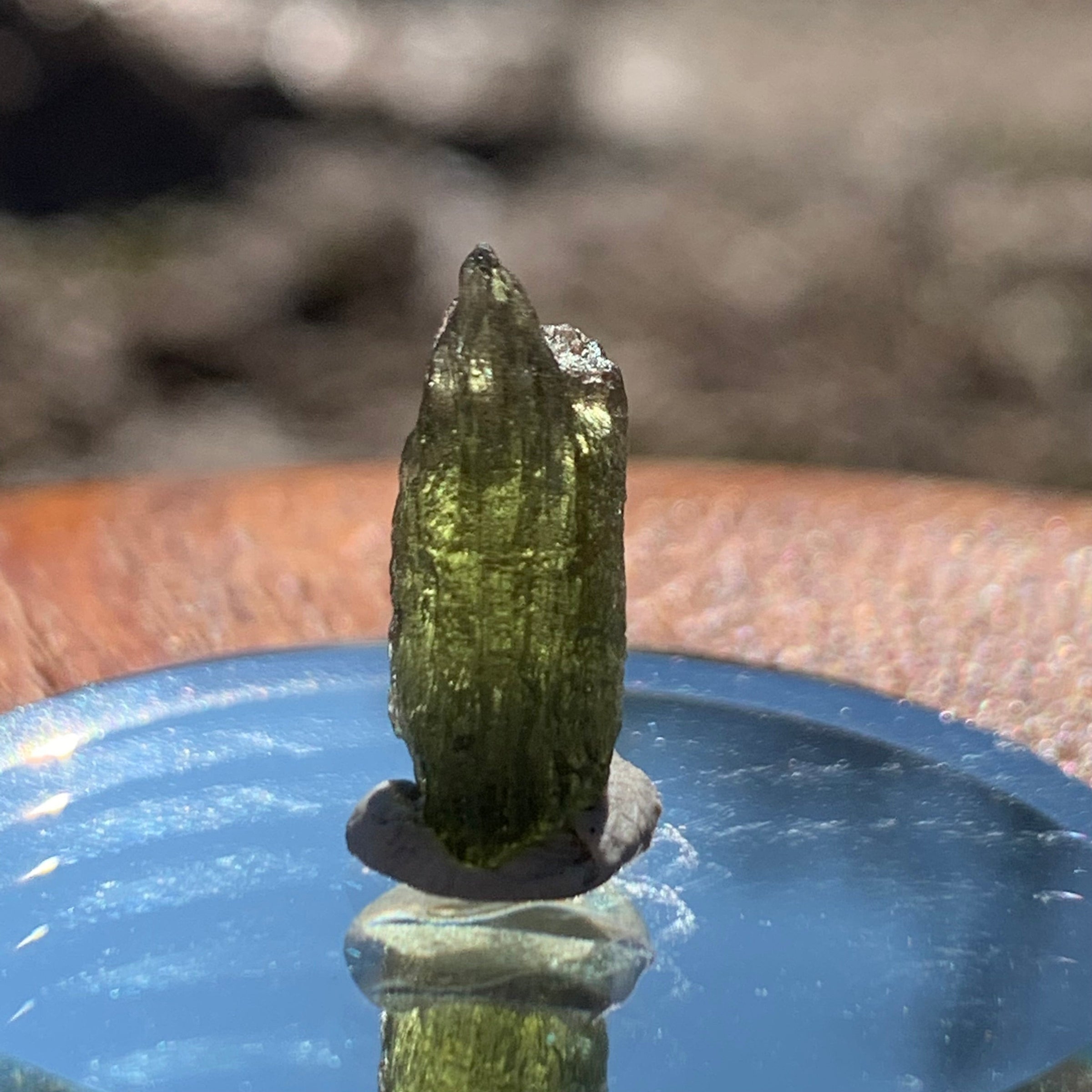 Moldavite 0.82 gram M1343-Moldavite Life