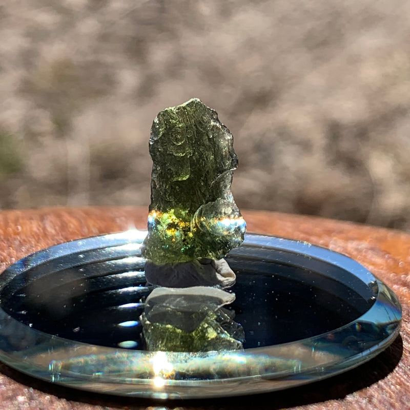 Moldavite 0.87 grams M1358-Moldavite Life